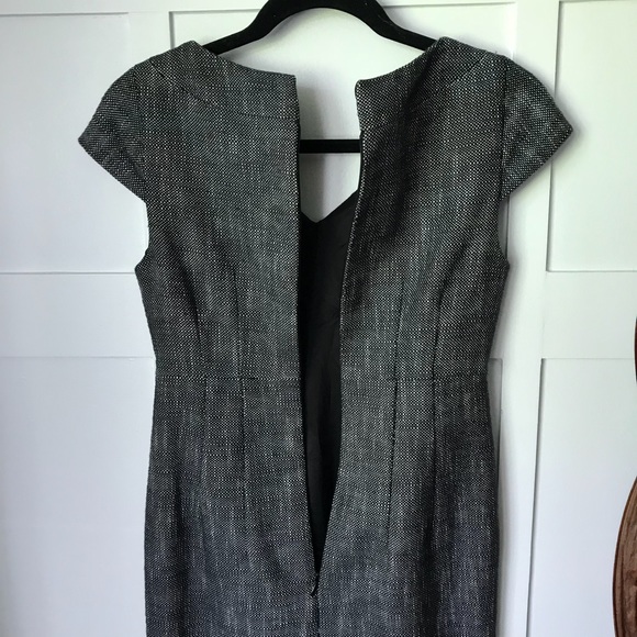 Banana Republic Textured V-Neck Sheath Dress - Picture 8 of 8